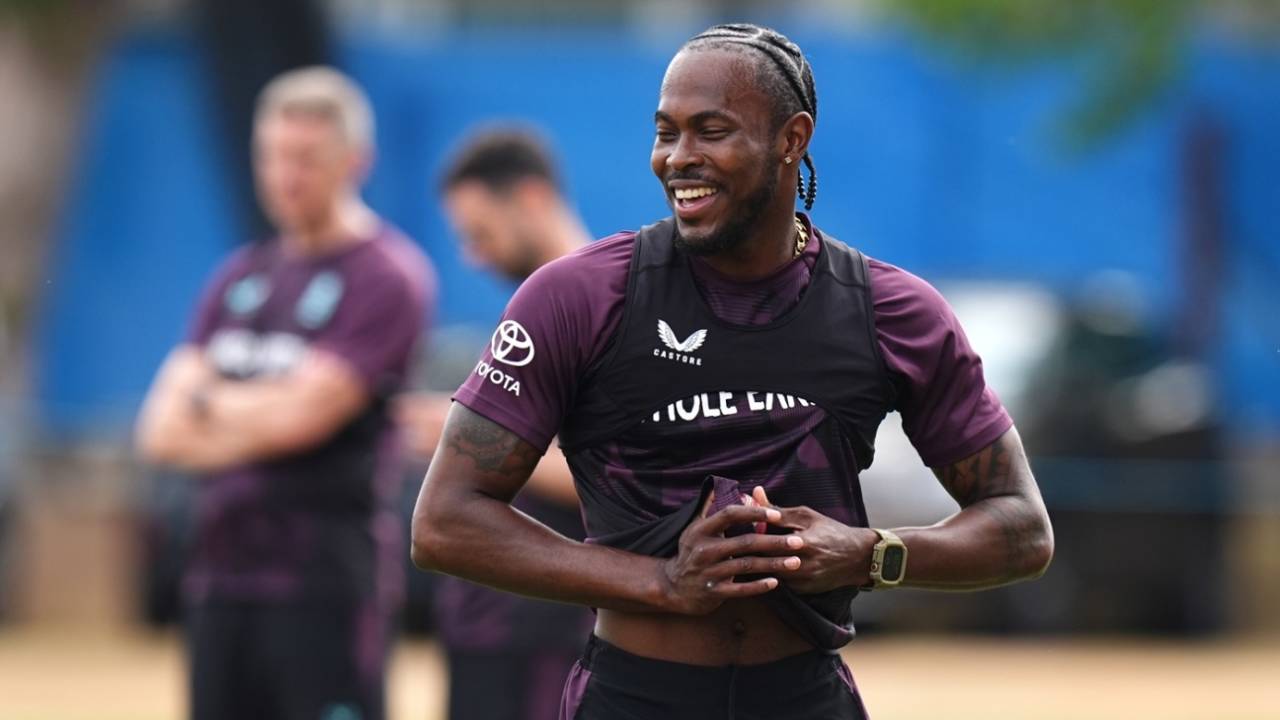 Jofra Archer trains ahead of the second Test, England vs India, 2nd Test, Birmingham, July 1, 2025