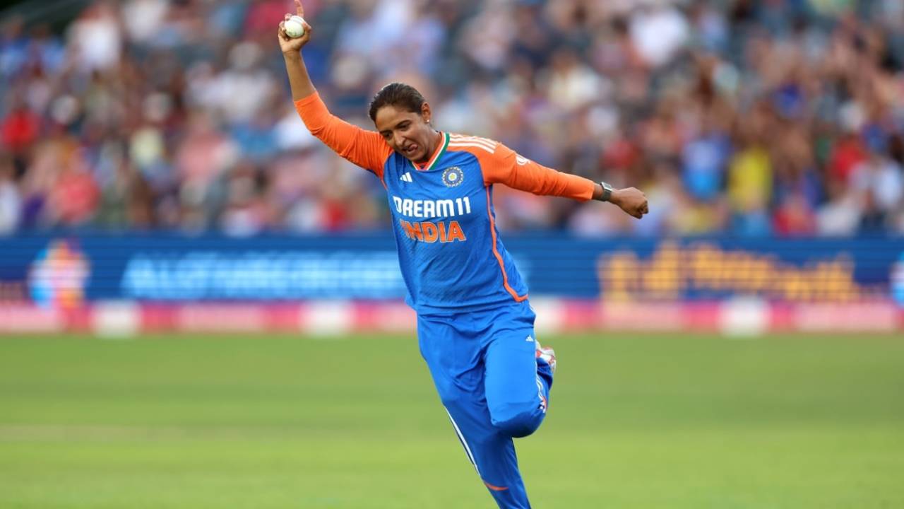 The importance of Nat Sciver-Brunt's wicket is not lost on Harmanpreet Kaur, England vs India, 2nd Women's T20I, Bristol, July 1, 2025