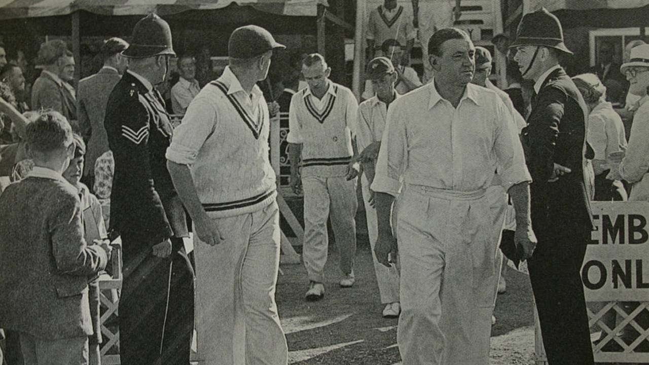 Wally Hammond makes a final - ill-advised - appearance for Gloucestershire, August 10, 1951