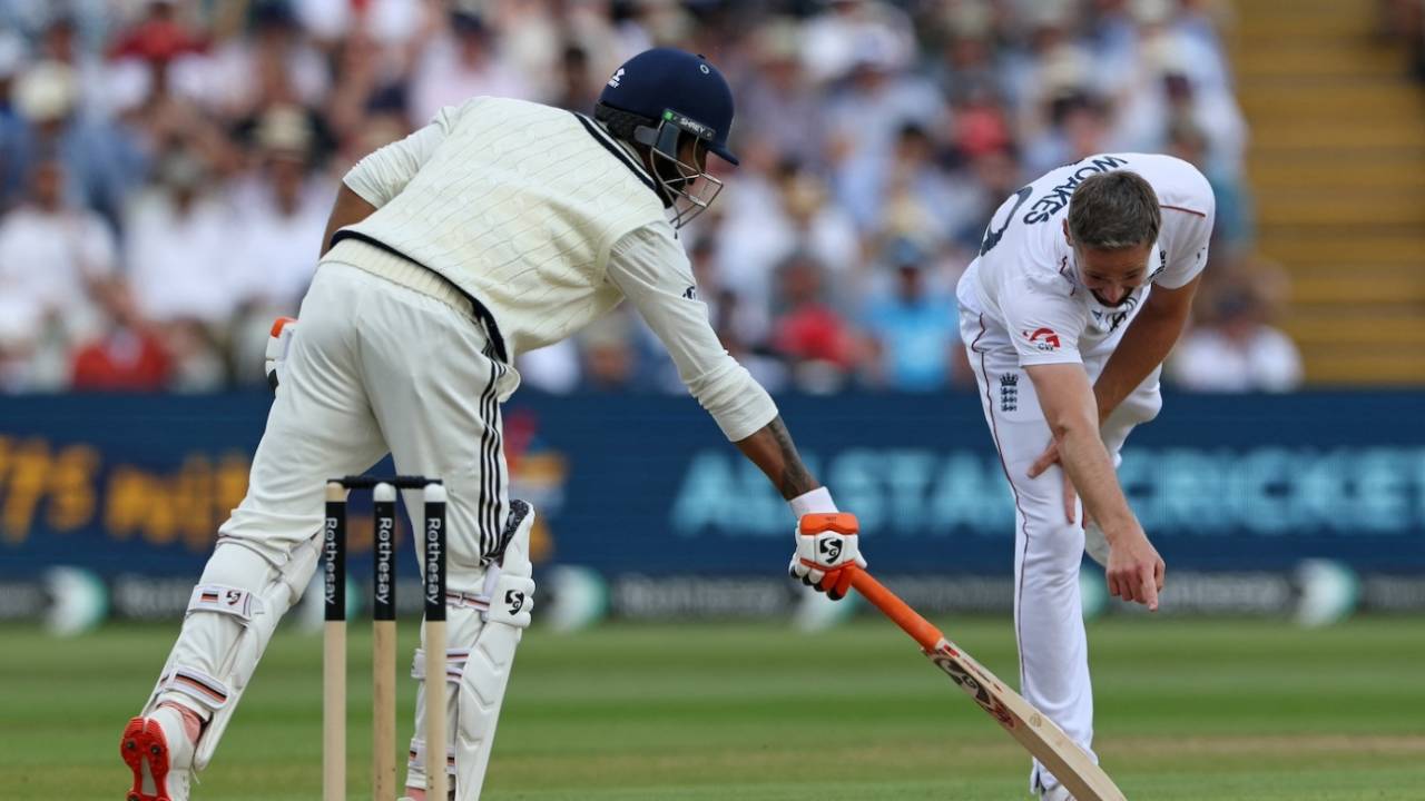 The England players weren't happy about Ravindra Jadeja running on the pitch, England vs India, 2nd Test, Birmingham, 2nd day, July 3, 2025