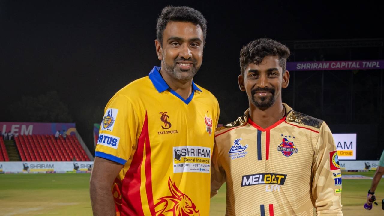 R Ashwin's Dindigul Dragons will face B Aparajith's Chepauk Super Gillies in the Qualifier 2, Dindigul, July 3, 2025