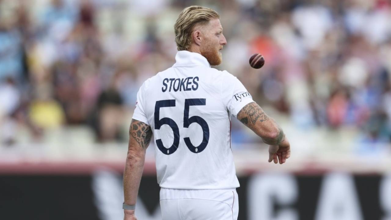 Ben Stokes prepares to bowl on day two, England vs India, 2nd Test, Birmingham, 2nd day, July 3, 2025