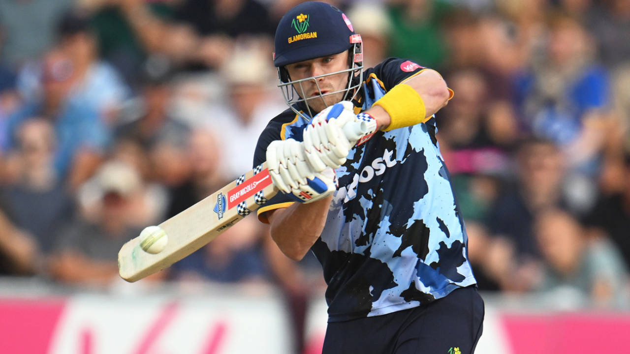 Dan Douthwaite smashed a rapid half-century, Somerset vs Glamorgan, Men's T20 Blast, Taunton, July 4, 2025