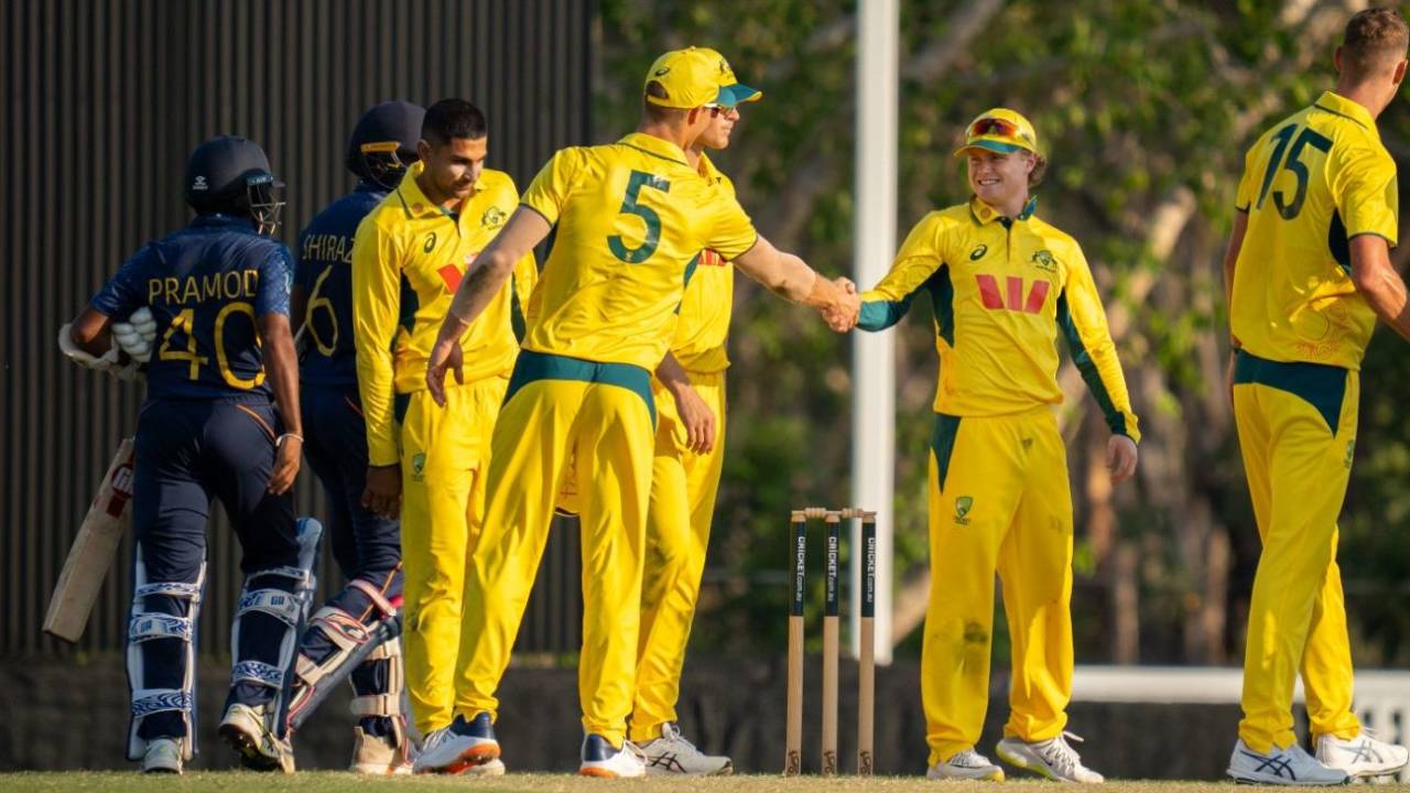 Oliver Peake made 55 not out on List A debut for Australia A, Australia A vs Sri Lanka A, 1st unofficial ODI, Darwin, July 4, 2025