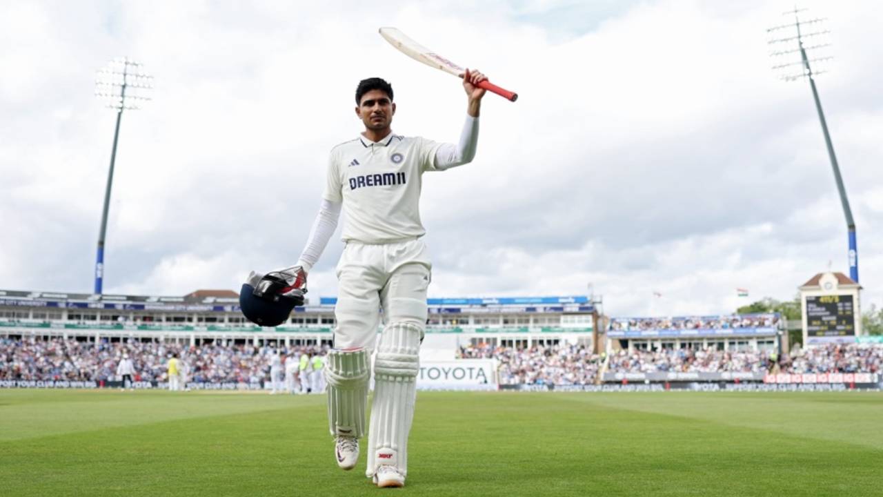 Shubman Gill walks off after a majestic 161, England vs India, 2nd Test, Birmingham, 4th day, July 5, 2025