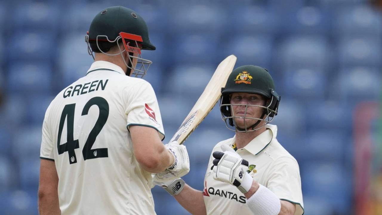 Steven Smith and Cameron Green stitched a crucial stand, West Indies vs Australia, 2nd Test, 3rd day, St George's, July 5, 2025
