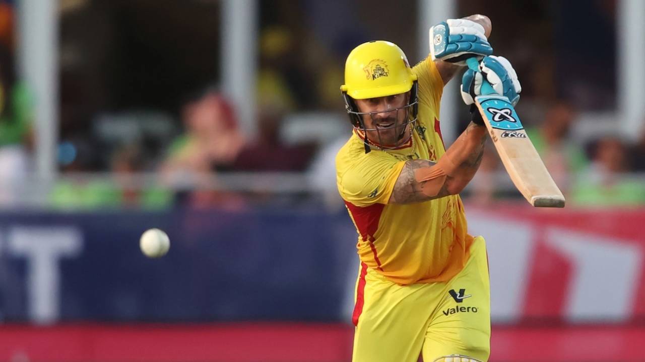 Faf du Plessis made a 52-ball 91, Seattle Orcas vs Texas Super Kings, MLC, Lauderhill, July 5, 2025