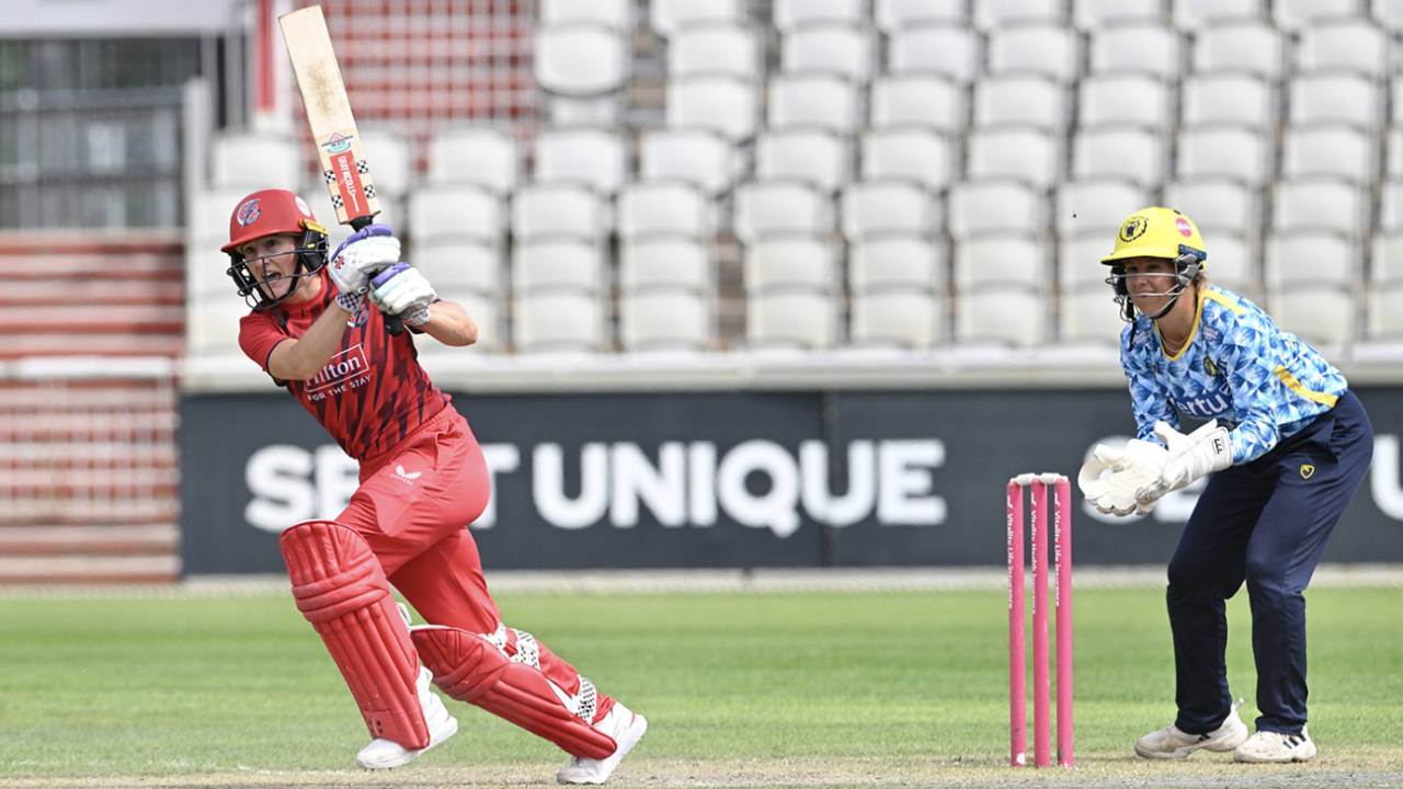Emma Lamb struck a vital half-century, Lancashire vs Birmingham, Women's T20 Blast, Old Trafford, July 6, 2025