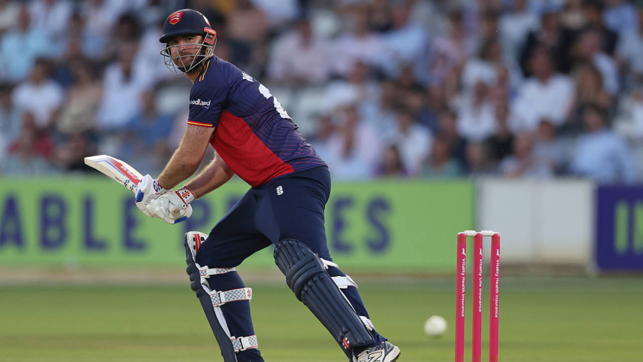 Paul Walter of Essex plays a shot, Vitality Blast Men, Middlesex vs Essex, Lord's, June 19, 2025
