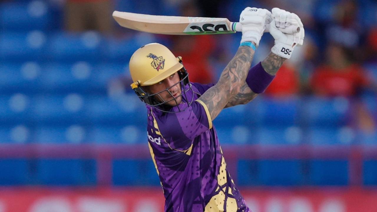 Alex Hales blasted a 26-ball 58, Los Angeles Knight Riders vs San Francisco Unicorns, MLC 2025, Lauderhill, July 6, 2025