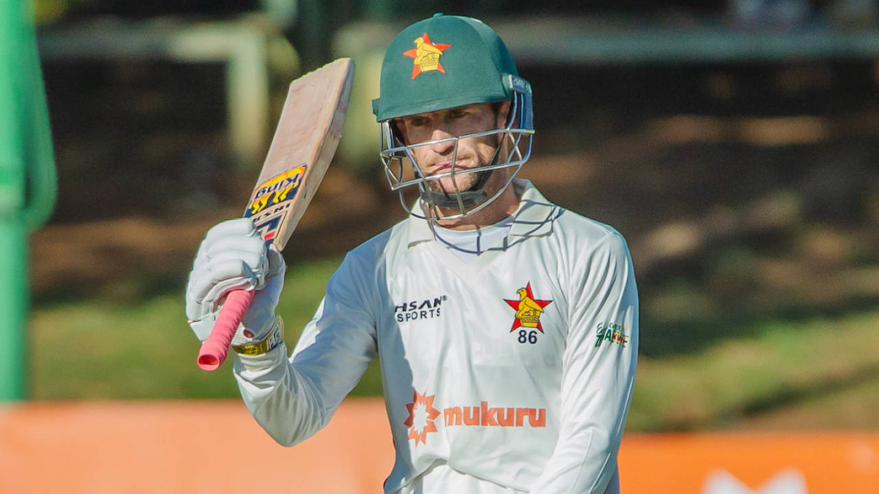Sean Williams top scored with 83* off just 55 balls, Zimbabwe vs South Africa, 2nd Test, 2nd day, Bulawayo, July 7, 2025