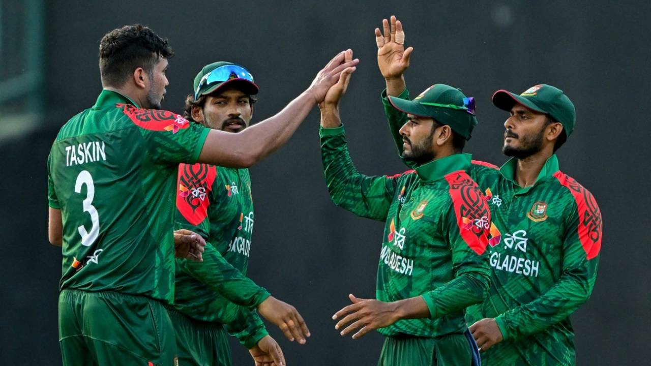 Taskin Ahmed finished with figures of 2 for 51 in his ten overs, Sri Lanka vs Bangladesh, 3rd ODI, Pallekele, July 8, 2025
