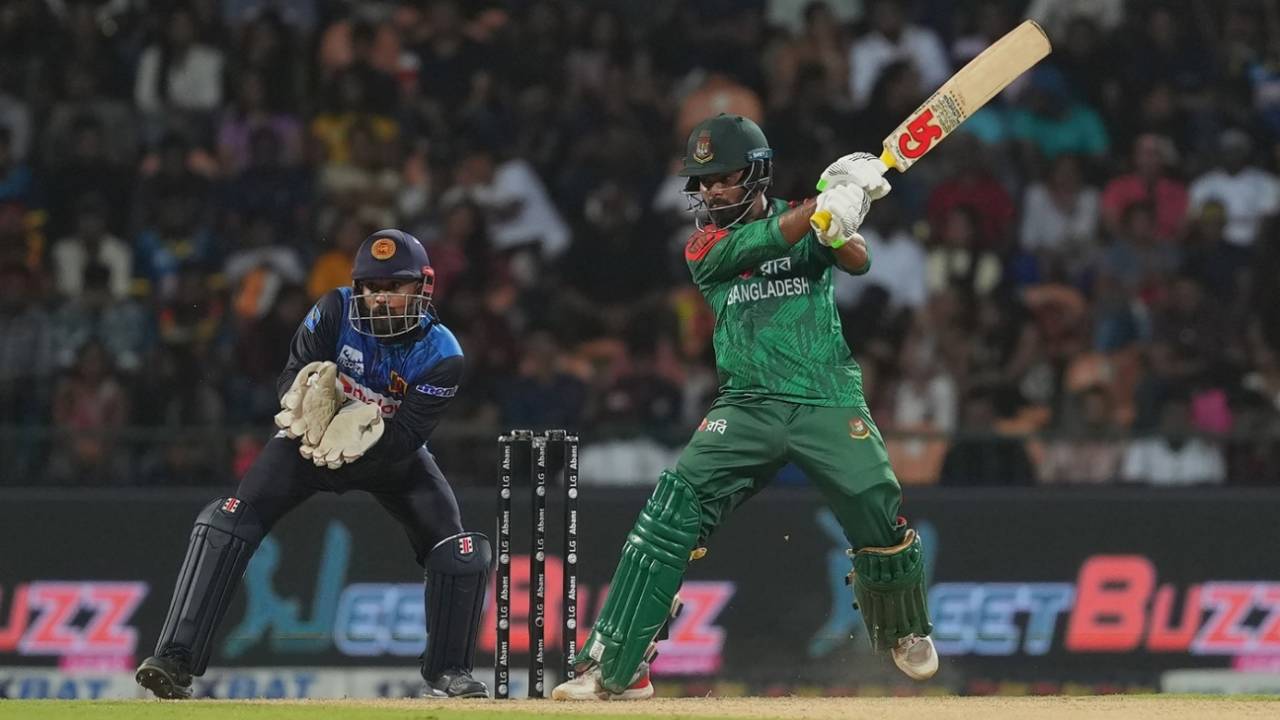 Towhid Hridoy top-scored for Bangladesh with 51, Sri Lanka vs Bangladesh, 3rd ODI, Pallekele, July 8, 2025