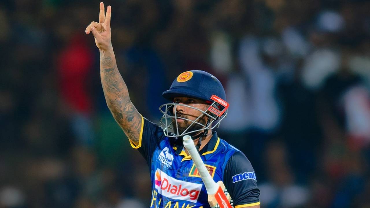 Kusal Mendis brought up his fifty off 31 balls, Sri Lanka vs Bangladesh, 1st T20I, Pallekele, July 10, 2025