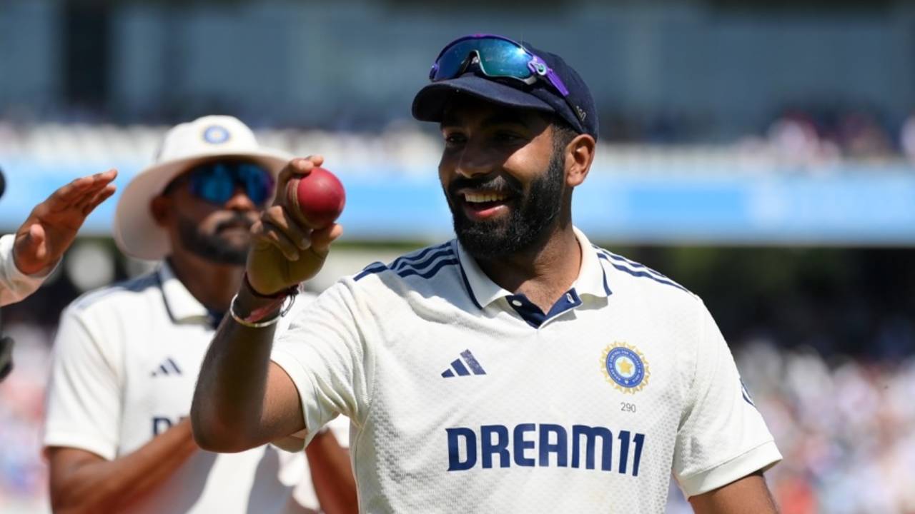 Jasprit Bumrah picked up his first five-for at Lord's, England vs India, 3rd Test, Lord's, London, 2nd day, July 11, 2025