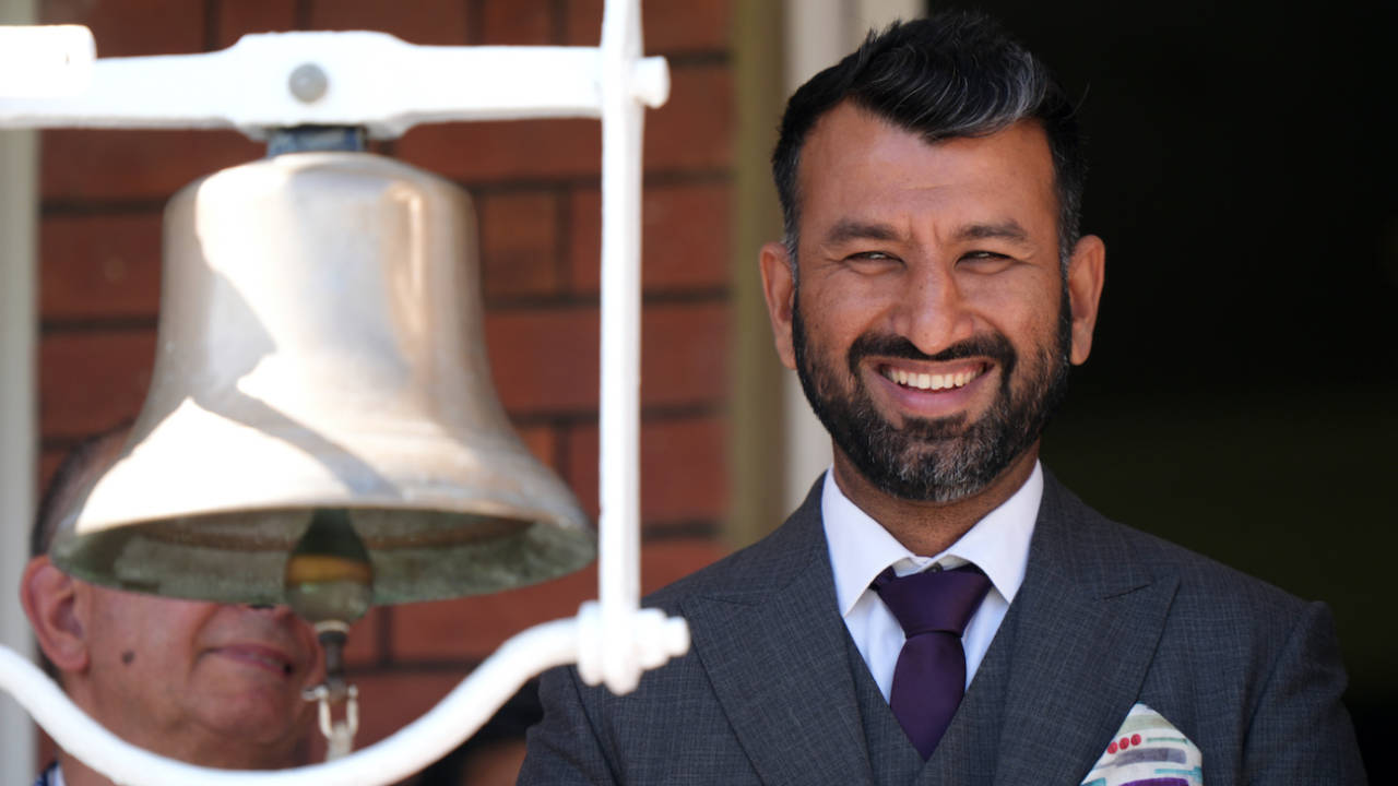 Cheteshwar Pujara rang the bell at the start of the day, England vs India, 3rd Test, Lord's, London, 3rd day, July 12, 2025
