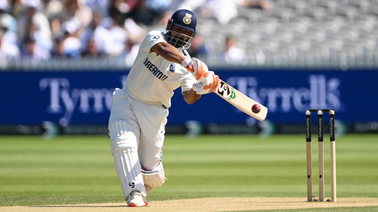 It took Rishabh Pant four balls to charge a pacer, England vs India, 3rd Test, Lord's, London, 3rd day, July 12, 2025