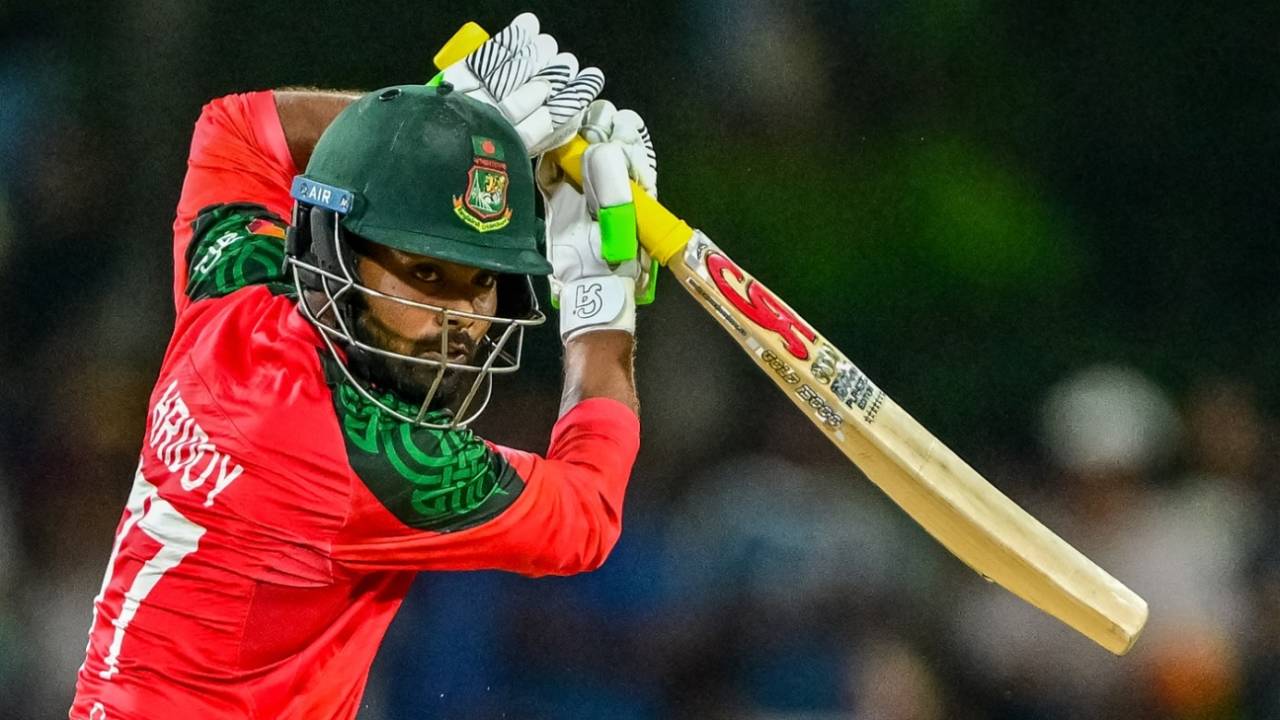 Towhid Hridoy dabs one away, Sri Lanka vs Bangladesh, 2nd T20I, Dambulla, July 13, 2025
