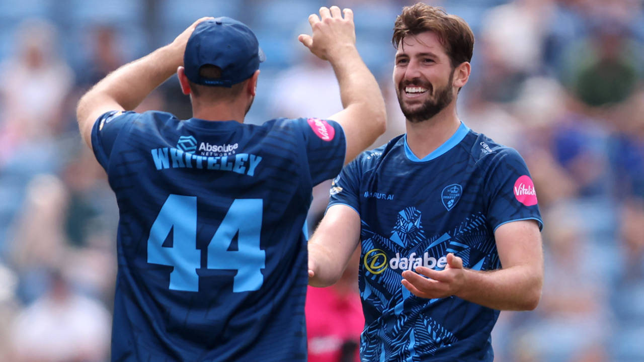Ben Aitchison claimed a five-wicket haul, Yorkshire vs Derbyshire, Men's T20 Blast, Headingley, July 13, 2025