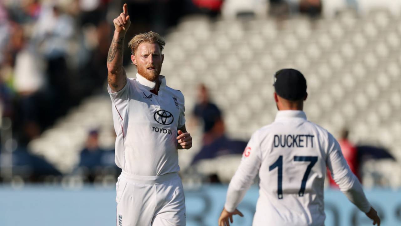 Ben Stokes struck on the last ball of the day, England vs India, 3rd Test, Lord's, 4th day, July 13, 2025
