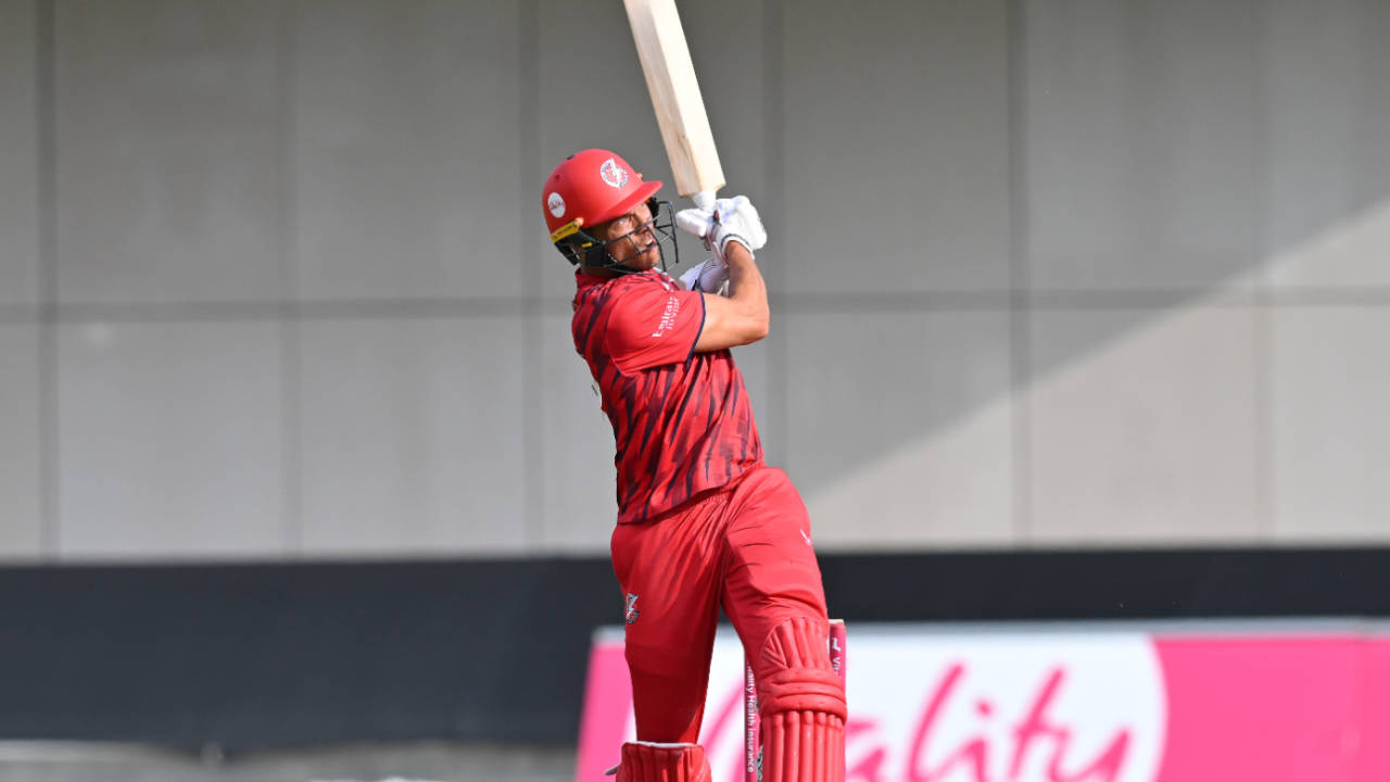 Chris Green hits the winning six for Lancashire, Lancashire vs Durham, Men's Vitality Blast, Old Trafford, July 13, 2025