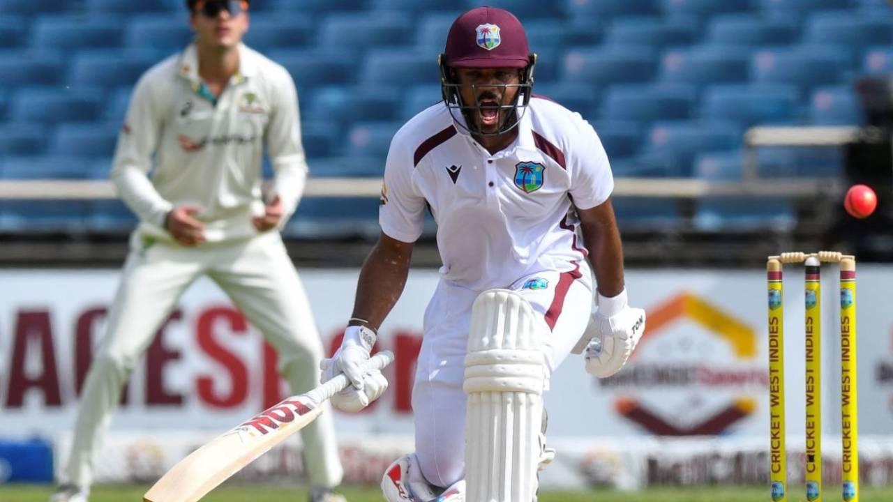 John Campbell worked hard, West Indies vs Australia, 3rd Test, Kingston, Day 2, July 13, 2025