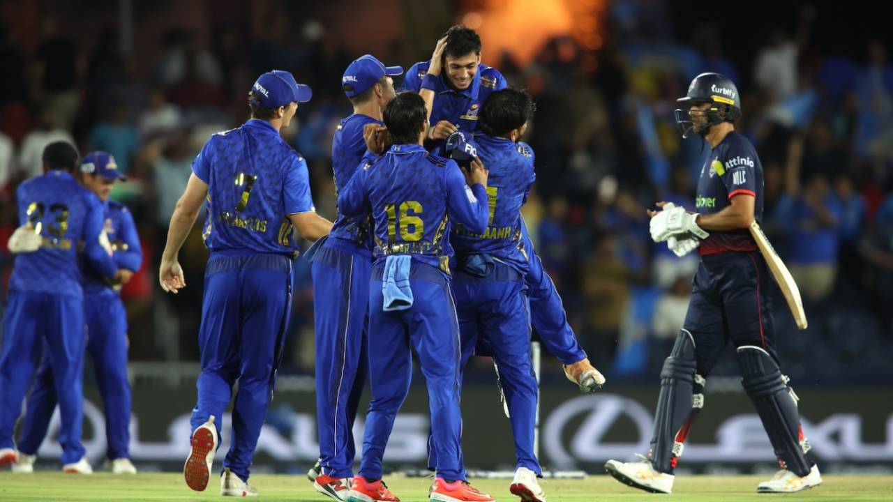 Rushil Ugarkar is the star as MI New York win their second title, MI New York vs Washington Freedom, MLC 2025 final, Dallas, July 13, 2025