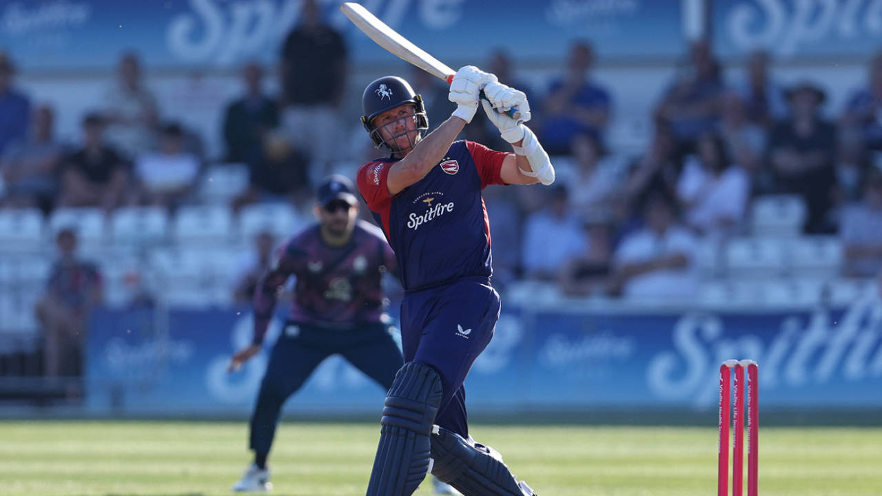Joe Denly helped take Kent home with 46 off 31, Kent vs Middlesex, Men's T20 Blast, Canterbury, July 13, 2025