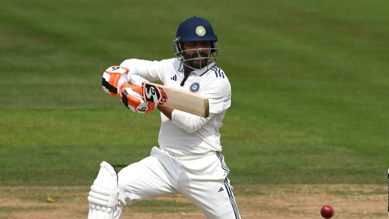 Ravindra Jadeja held his own after India lost three wickets early, England vs India, 3rd Test, Lord's, fifth day, July 14, 2025
