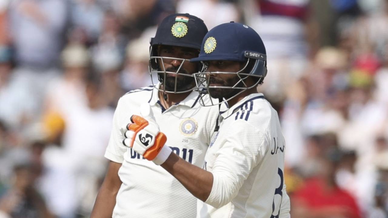 Ravindra Jadeja notched up a fourth straight half-century, England vs India, 3rd Test, Lord's, fifth day, July 14, 2025