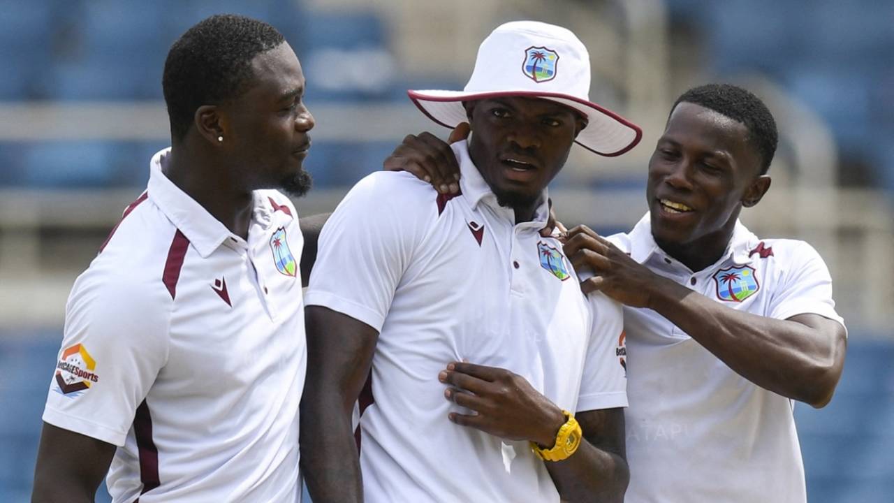 Jayden Seales, Alzarri Joseph and Shamar Joseph picked up the ten Australian wickets, West Indies vs Australia, 3rd Test, Kingston, Day 3, July 14, 2025