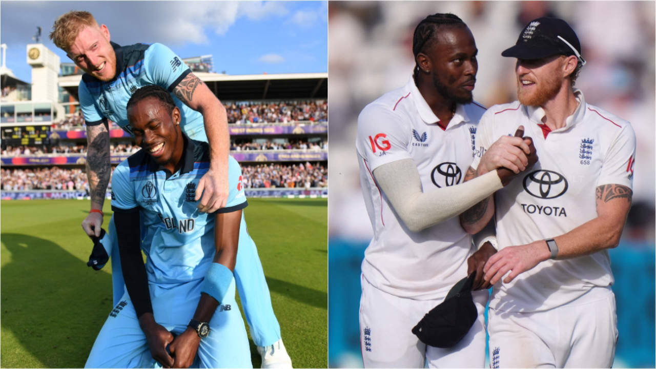 Then and now: Six years on from the 2019 World Cup final, Ben Stokes and Jofra Archer were centre stage at Lord's, England vs India, 3rd Test, Lord's, London, Day 5, July 14, 2025