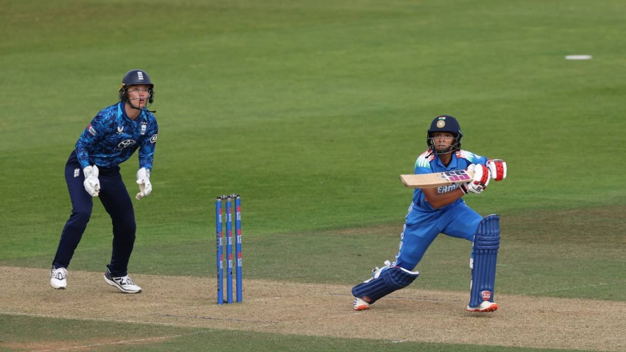Pratika Rawal was steady, England vs India, 1st women's ODI, Southampton, July 16, 2025