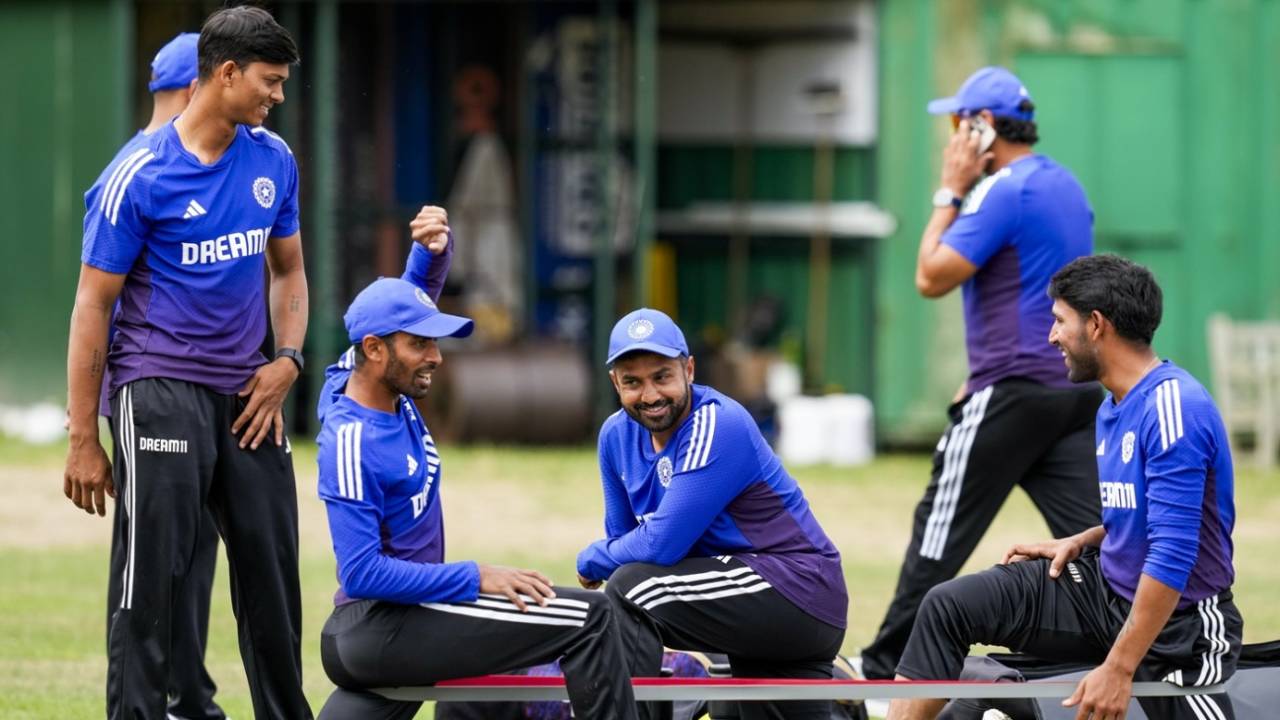 Yashasvi Jaiswal, Abhimanyu Easwaran, Karun Nair, Dhruv Jurel train, Beckenham, July 17, 2025 