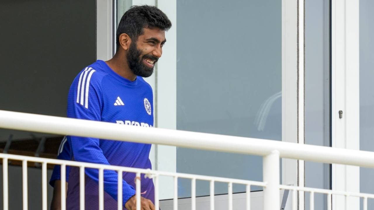 Jasprit Bumrah arrives for training, Beckenham, July 17, 2025 