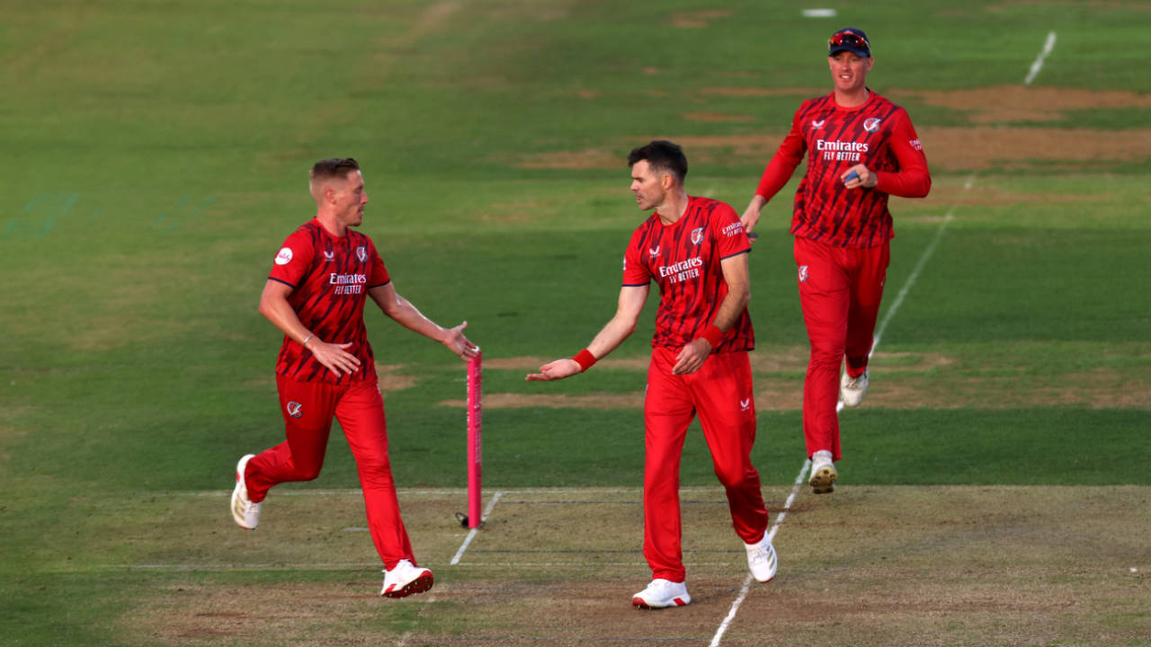 James Anderson claimed another three-wicket haul for Lancashire, Yorkshire vs Lancashire, Men's Vitality Blast, Headingley, July 17, 2025