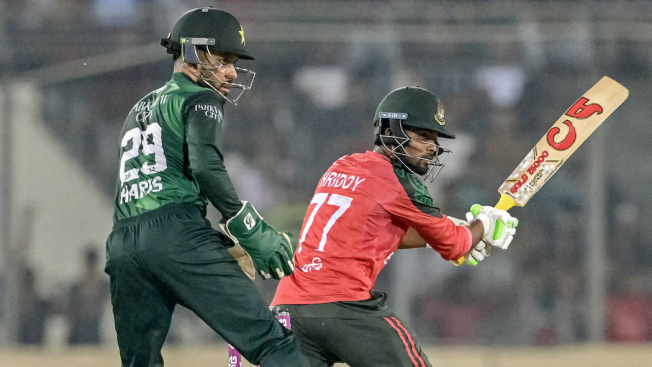 Towhid Hridoy took Bangladesh close to victory, Bangladesh vs Pakistan, 1st T20I, Mirpur, July 20, 2025