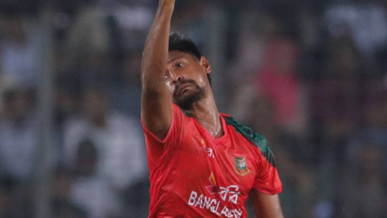 Mustafizur Rahman returned outstanding figures of 4-0-6-2, Bangladesh vs Pakistan, 1st T20I, Mirpur, July 20, 2025