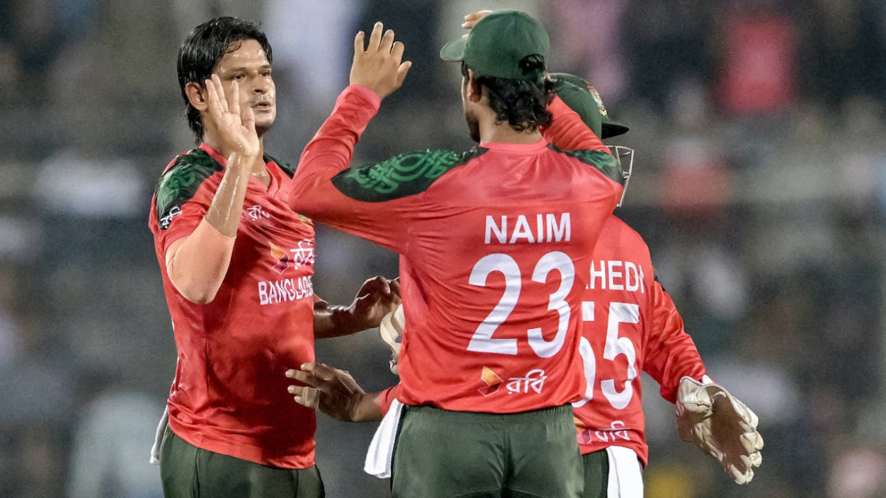 Nasum Ahmed posed the most challenges for the batters, Bangladesh vs Pakistan, 3rd T20I, Mirpur, July 24, 2025