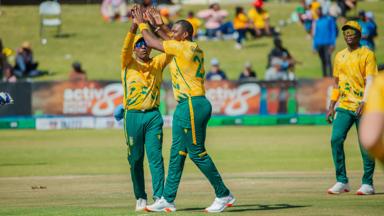 Lungi Ngidi got two wickets, and was economical, New Zealand vs South Africa, Men's T20I tri-series, Harare, July 26, 2025