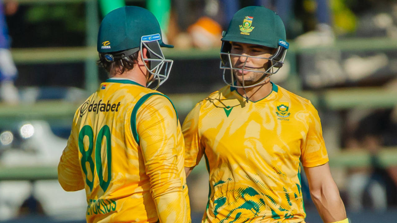 The opening stand between Lhuan-dre Pretorius and Reeza Hendricks set the chase up, New Zealand vs South Africa, Men's T20I tri-series, Harare, July 26, 2025