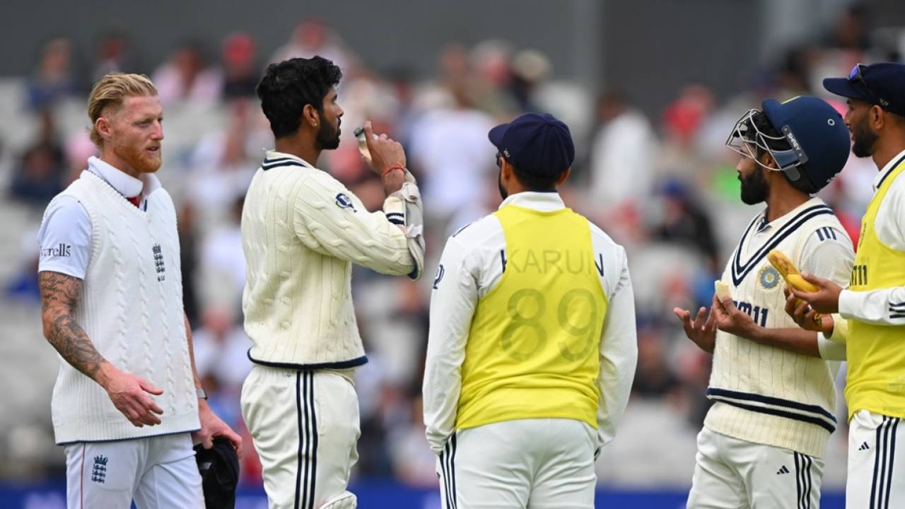 Ben Stokes sees his offer for a draw to Ravindra Jadeja and Washington Sundar rebuffed, England vs India, 4th Test, Manchester, 5th day, July 27, 2025