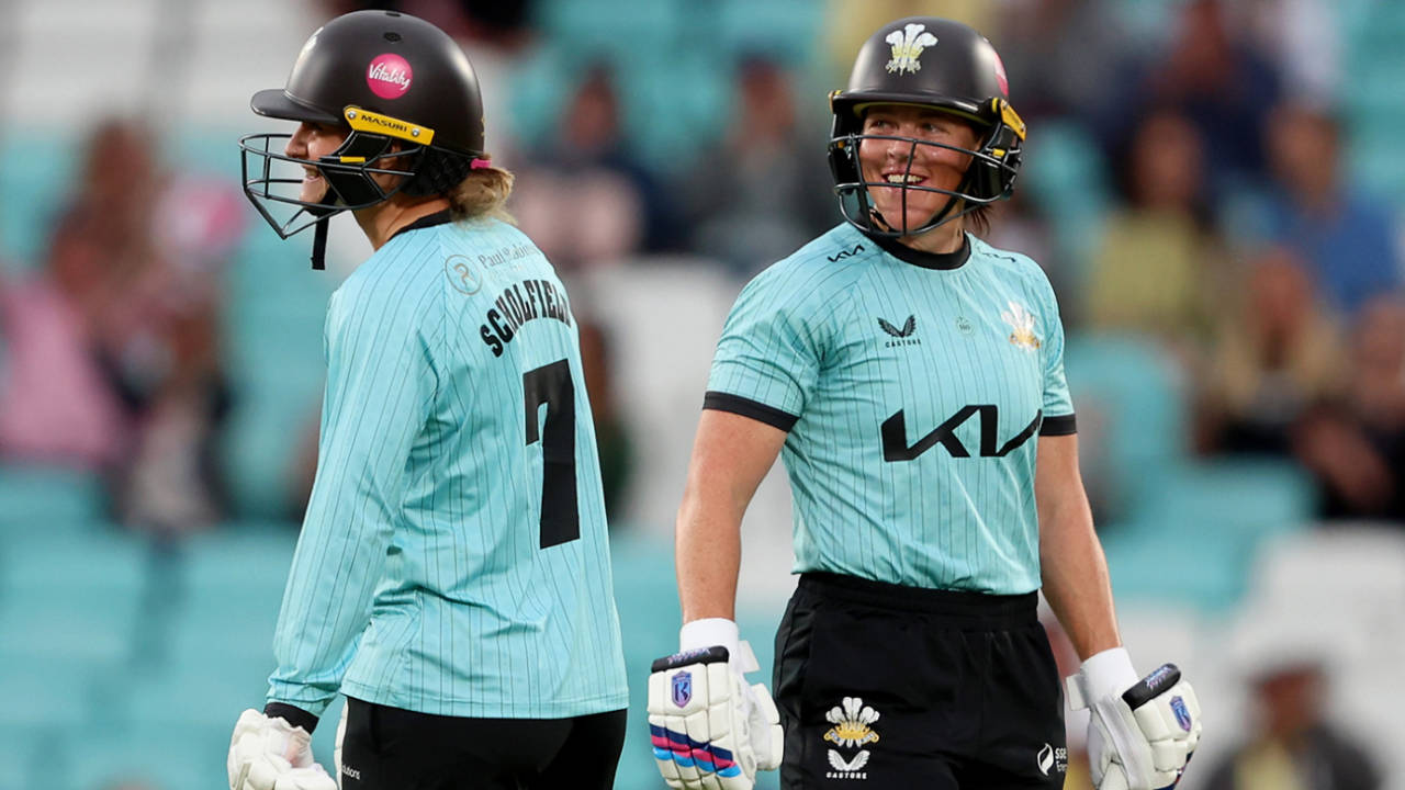 Grace Harris made an unbeaten 63 off 33 balls, Surrey vs Birmingham, Women's T20 Blast final, The Oval, July 27, 2023
