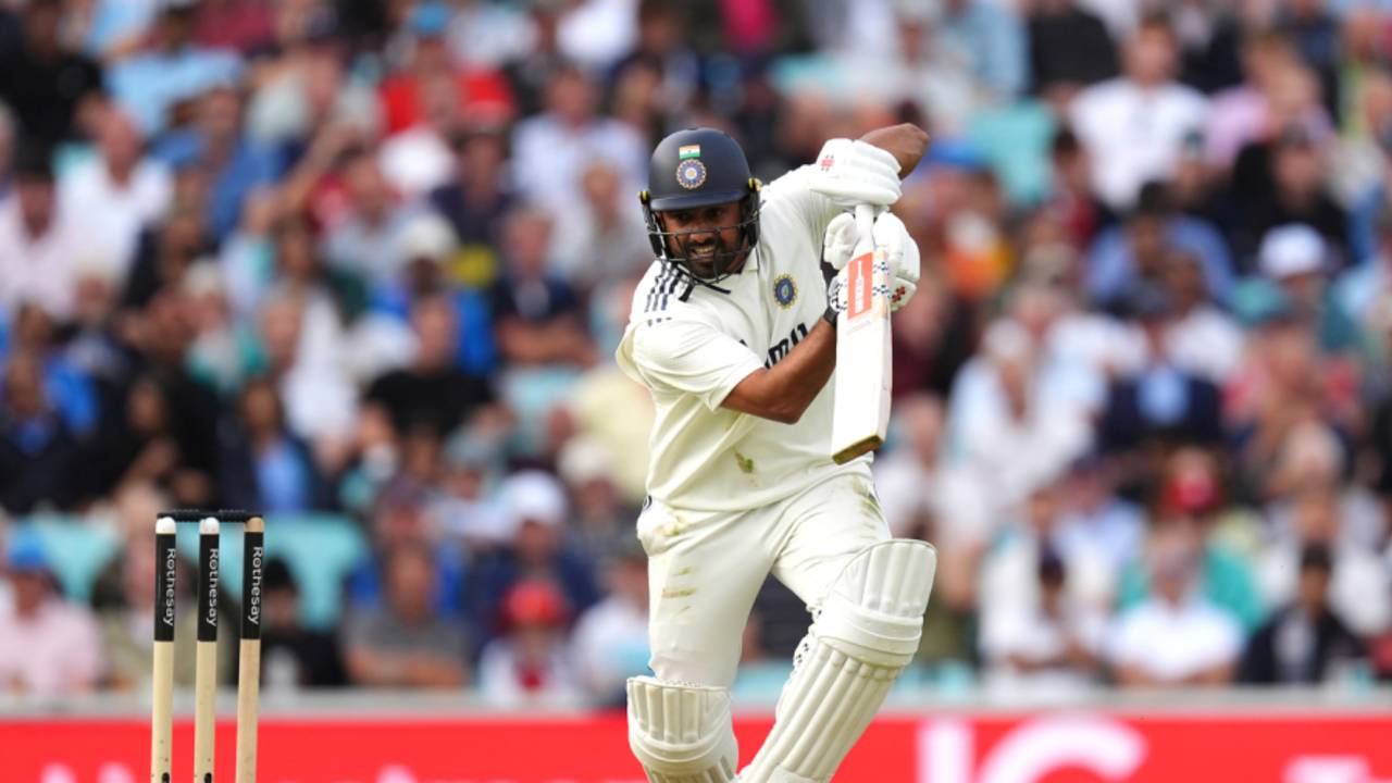Karun Nair plays a shot, England vs India, 5th Test, 1st day, The Oval, July 31, 2025