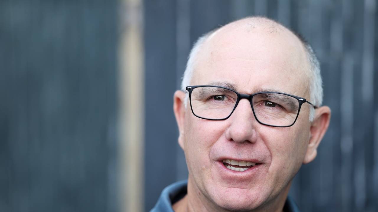 Gary Stead at a press conference two days before the final, India vs New Zealand, Champions Trophy, Dubai, March 7, 2025