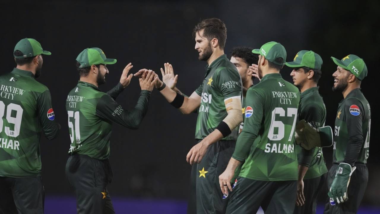 Shaheen Shah Afridi's slower one accounted for Roston Chase, West Indies vs Pakistan, 1st T20I, Lauderhill, July 31, 2025