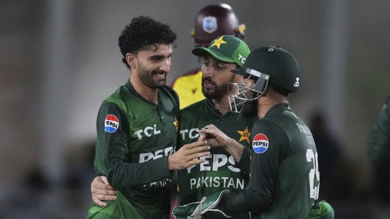 Sufiyan Muqeem totally flummoxed Romario Shepherd, West Indies vs Pakistan, 1st T20I, Lauderhill, July 31, 2025