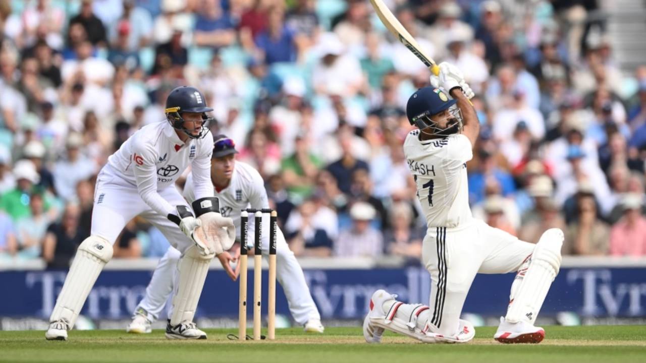 Akash Deep went for a big one early in the day, England vs India, 5th Test, 3rd day, The Oval, August 2, 2025