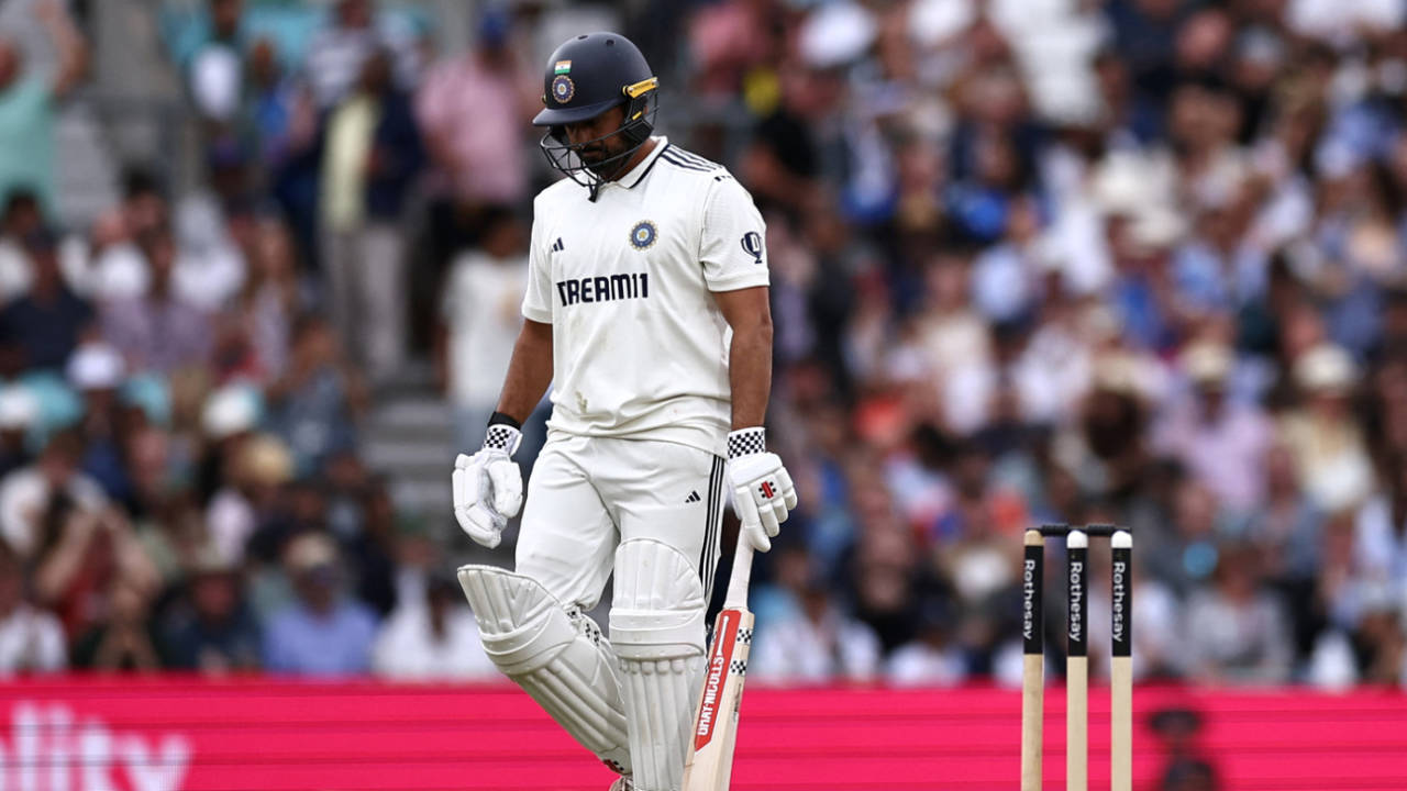 Karun Nair is disappointed after his dismissal, England vs India, 5th Test, 3rd Day, The Oval, August 2, 2025