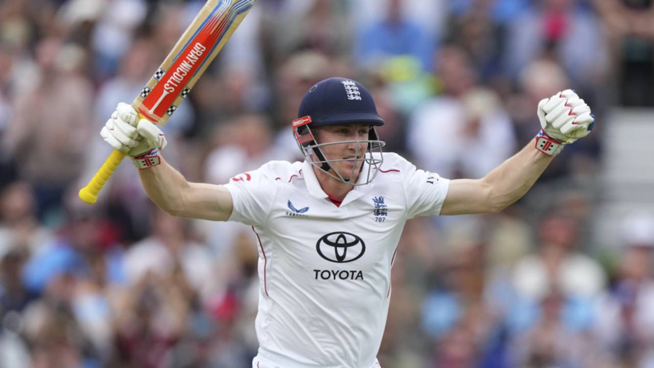 Harry Brook made a 91-ball ton after coming in at 106 for 3, England vs India, 5th Test, The Oval, 4th day, August 3, 2025